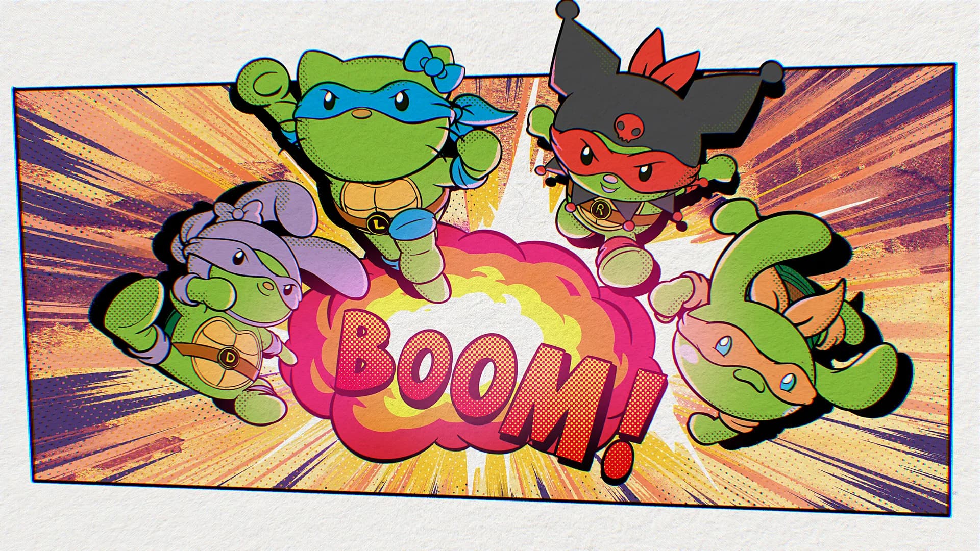 Teenage Mutant Ninja Turtles x Hello Kitty & Friends