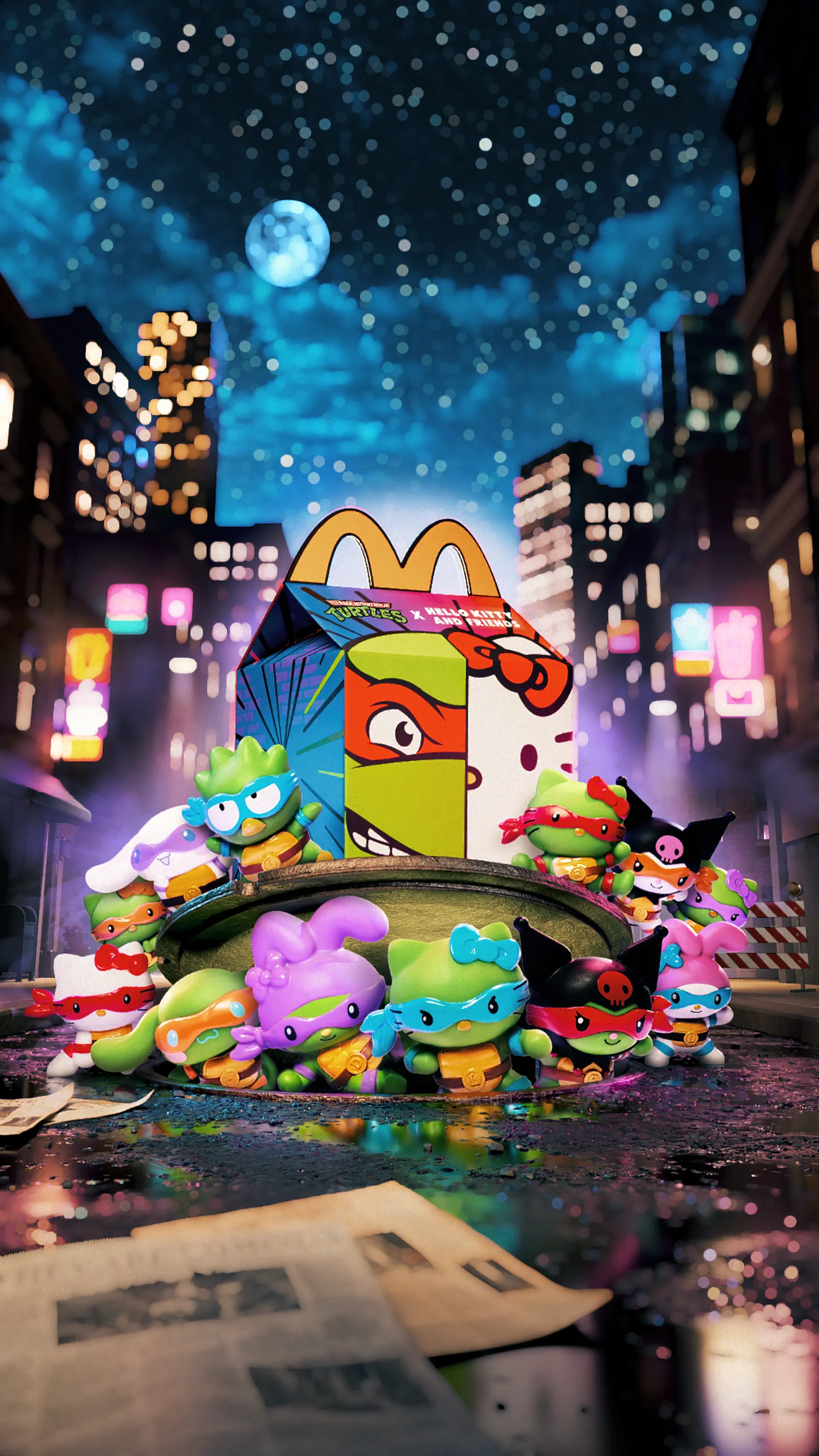McDonald's unveils epic Teenage Mutant Ninja Turtles x Hello Kitty and Friends collab